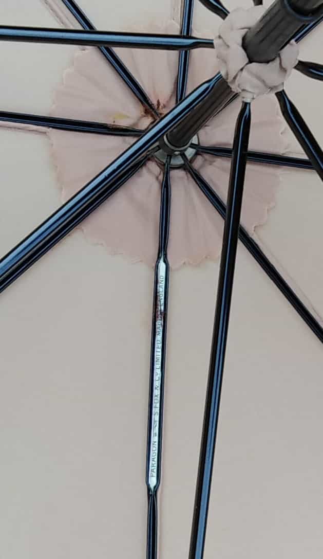 Vintage Paragon S. Fox And Co Umbrella With Cover